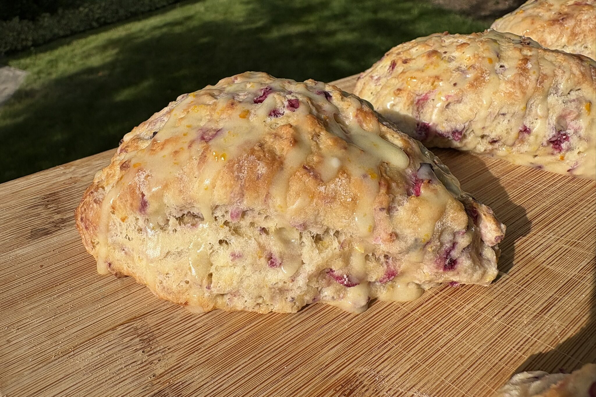 Orange Cranberry Sourdough Discard Scones